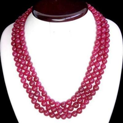 Rub 544b collier parure sautoir rubis emeraude ethnique argent 925 achat vente bijoux 1900 1 1 1 1