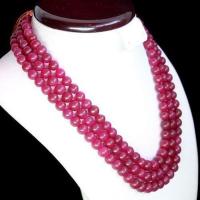 Rub 544b collier parure sautoir rubis emeraude ethnique argent 925 achat vente bijoux 1900 1 1 1 1