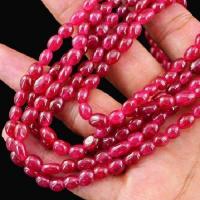 Rub 557 collier parure sautoir rubis cachemire 4x6mm 100gr bijoux ethniques 3 1