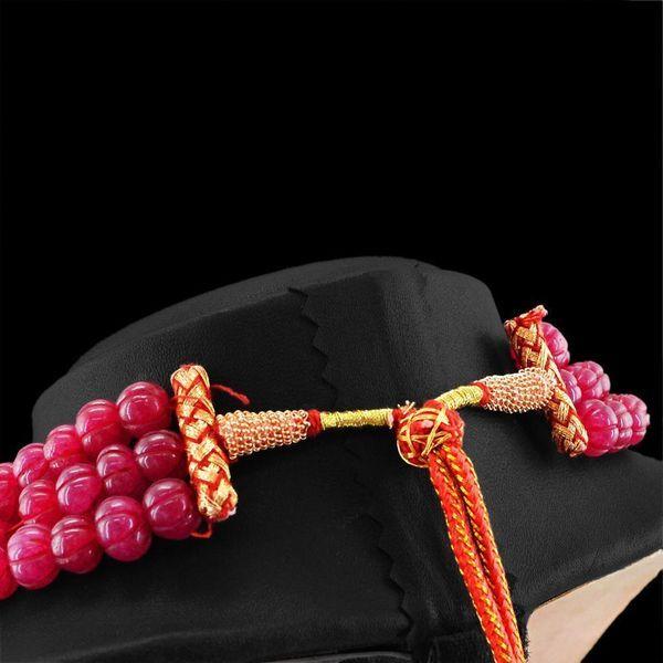 Rub 558c collier parure sautoir 142gr rubis cachemire achat vente bijoux ethniques