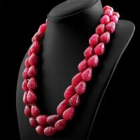 Rub 569 perles goutte 14x20mm rubis cachemire bijoux ethniques loisirs creatifs 1
