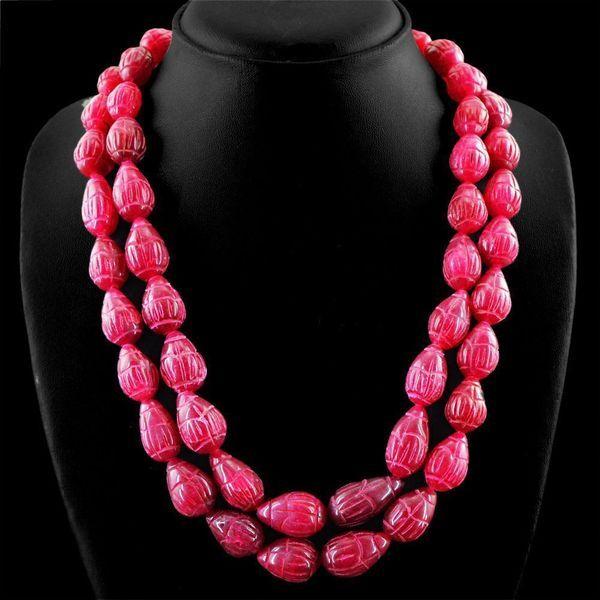 Rub 569 perles goutte 14x20mm rubis cachemire bijoux ethniques loisirs creatifs 2