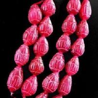 Rub 569 perles goutte 14x20mm rubis cachemire bijoux ethniques loisirs creatifs 3