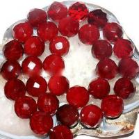 Rub 602a lot 20 perles rubis 10mm facettees achat vente loisirs creatifs