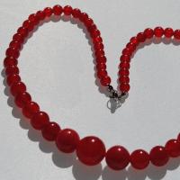 Rub 610b collier parure sautoir 6x14 mm rubis cachemire achat vente bijoux ethniques