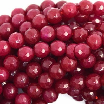 Rub 629b lot 4 perles rubis 12mm taillees facettees achat vente loisirs creatifs 1