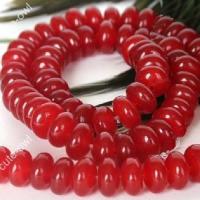 Rub 630b lot 44 perles rubis 5x7mm polies achat vente loisirs creatifs