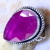 Rub 641c bague chevaliere t60 rubis medieval argent 925 achat vente bijoux 1900