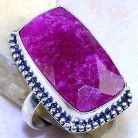 Rub 644b bague chevaliere t63 rubis medieval argent 925 achat vente bijoux 1900