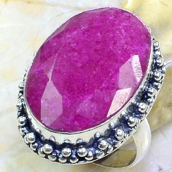 Rub 650a bague t60 chevaliere rubis cachemire bijou ethnique achat vente