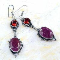 Rub 677a boucles pendants oreilles 14x20mm cachemire bijou ethnique achat vente argent 925