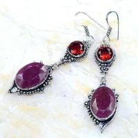 Rub 677b boucles pendants oreilles 14x20mm cachemire bijou ethnique achat vente argent 925