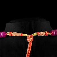 Rub 681a collier parure sautoir rubis ethnique argent 925 vente bijoux 1900 2