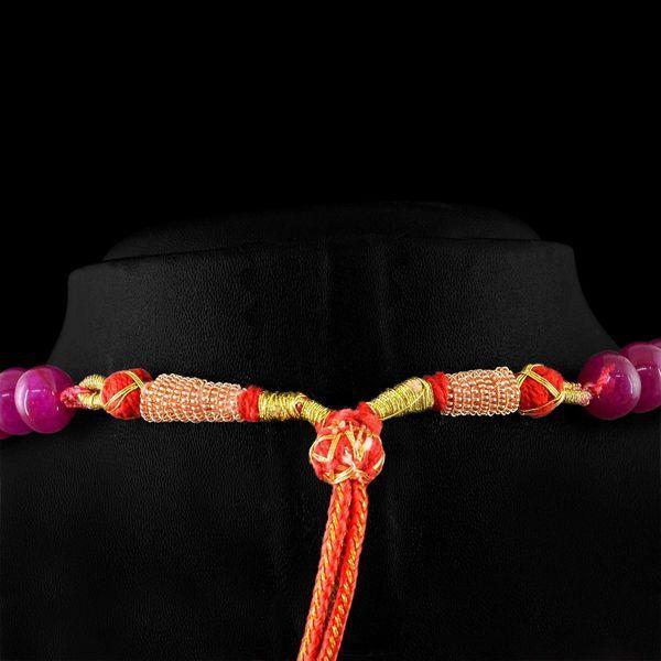 Rub 681a collier parure sautoir rubis ethnique argent 925 vente bijoux 1900 2