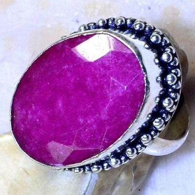 Rub 683b bague chevaliere t60 rubis 18x24mm cachemire bijou ethnique achat vente argent 925