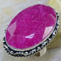 Rub 688a bague chevaliere t56 rubis 18x28mm cachemire bijou ethnique achat vente argent 925