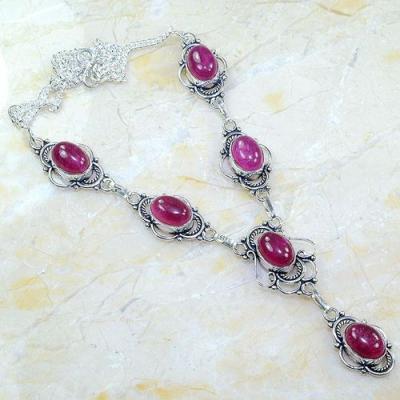 Rub 696a collier parure sautoir rubis cachemire bijou ethnique achat vente argent 926