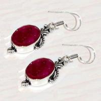 Rub 809c collier boucles oreilles 10x15mm rubis cachemire agate botwana bijou achat vente