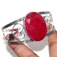 Rub 907b bracelet torque rubis 30x40mm 37gr cachemire bijou ethnique achat vente argent 925