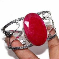 Rub 908b bracelet torque rubis 32x48mm 44gr cachemire bijou ethnique achat vente argent 925