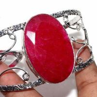 Rub 908c bracelet torque rubis 32x48mm 44gr cachemire bijou ethnique achat vente argent 925