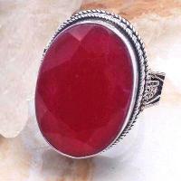 Rub 914b bague chevaliere rubis 22x32mm 22gr t58 argent 926