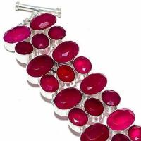 Rub 938b bracelet torque rubis 10x15mm 46gr cachemire bijou ethnique achat vente argent 925