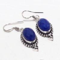 Sa 0401c collier boucles oreilles saphir 15x10mm 39gr achat vente bijou ethnique argent 925