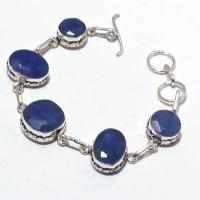 Sa 0437a bracelet saphir 10x15mm 21gr achat vente bijou ethnique argent 925