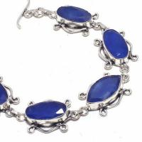 Sa 0443b bracelet saphir 20x10mm 24gr achat vente bijou ethnique argent 925