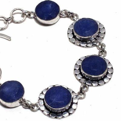 Sa 0445b bracelet saphir 15x10mm 20gr achat vente bijou ethnique argent 925