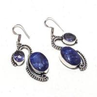 Sa 0459a boucles oreilles saphir amethyste 15gr 12x18mm achat vente bijou argent 925