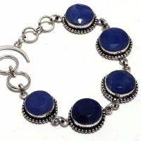 Sa 0461b bracelet saphir bleu cachemire 25gr 15mm achat vente bijou ethnique argent 925