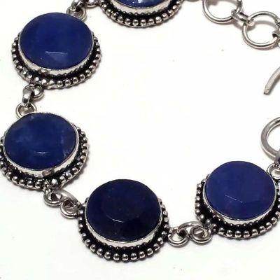 Sa 0461c bracelet saphir bleu cachemire 25gr 15mm achat vente bijou ethnique argent 925