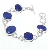 Sa 0463a bracelet saphir bleu cachemire 20gr 12x18mm achat vente bijou ethnique argent 925