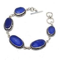 Sa 0483a bracelet saphir bleu 26gr 10x20mm achat vente bijou ethnique argent 925