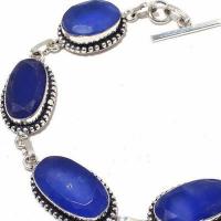 Sa 0483c bracelet saphir bleu 26gr 10x20mm achat vente bijou ethnique argent 925