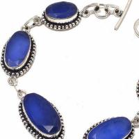 Sa 0485c bracelet saphir bleu 23gr 10x20mm achat vente bijou ethnique argent 925