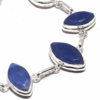 Sa 0499c bracelet saphir bleu 17gr 15x10mm achat vente bijou ethnique argent 925