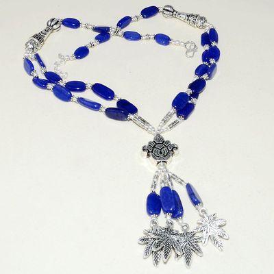 Sa 9376a collier sautoir parure saphir canabis achat vente bijou ethnique argent 925