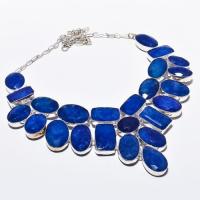 Sa 9379a collier sautoir parure saphir bleu 154gr achat vente bijou ethnique argent 925