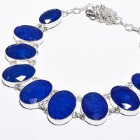 Sa 9380b collier sautoir parure saphir bleu 98gr achat vente bijou ethnique argent 925