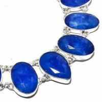 Sa 9381c collier sautoir parure saphir bleu 85gr achat vente bijou ethnique argent 925