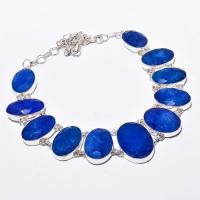 Sa 9383a collier sautoir parure saphir bleu 89gr achat vente bijou ethnique argent 925