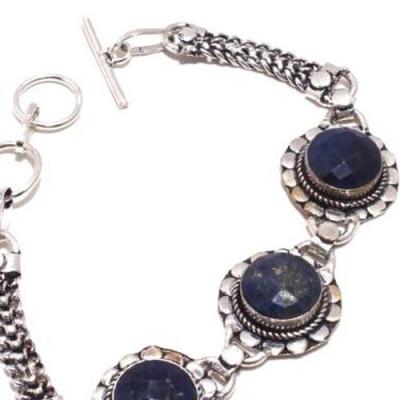 Sa 9387b bracelet 3 saphir bleu 20gr achat vente bijou ethnique argent 925