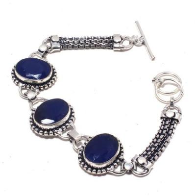 Sa 9391c bracelet 3 saphir bleu 23gr achat vente bijou ethnique argent 925