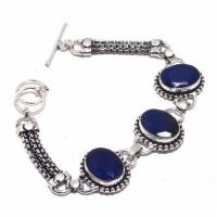 Sa 9391d bracelet 3 saphir bleu 23gr achat vente bijou ethnique argent 925