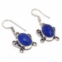 Sa 9392c collier boucles oreilles parure saphir bleu 38gr achat vente bijou ethnique argent 925