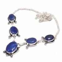 Sa 9394d collier sautoir parure saphir bleu 28gr achat vente bijou ethnique argent 925