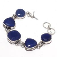 Sa 9400a bracelet 5 saphir coeurs bleu 30gr achat vente bijou ethnique argent 925